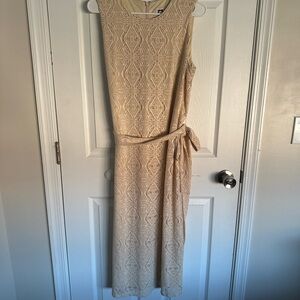 Anne Klein Cream Sleeveless Dress